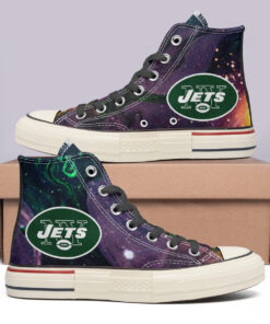 New York Jets High Top Canvas Shoes Special Edition