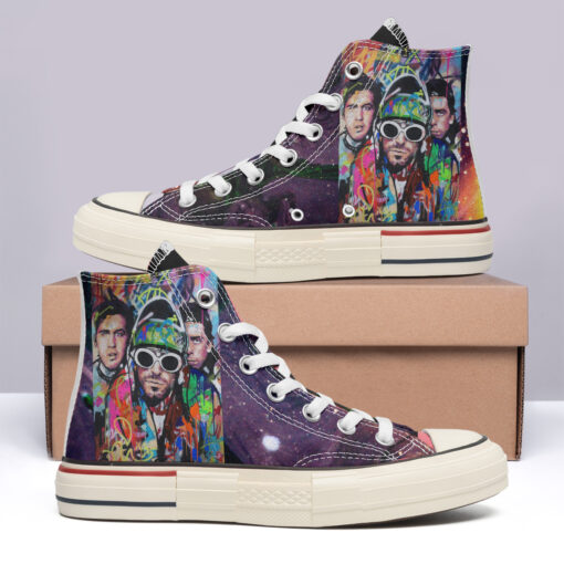 Nirvana High Top Canvas Shoes Special Edition