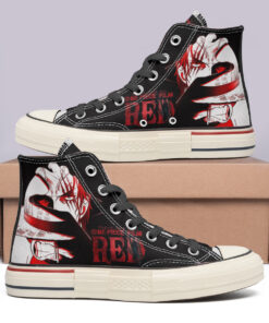 One Piece Film Red High Top Canvas Shoes Special Edition