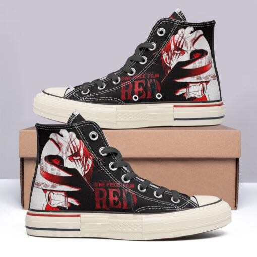 One Piece Film Red High Top Canvas Shoes Special Edition