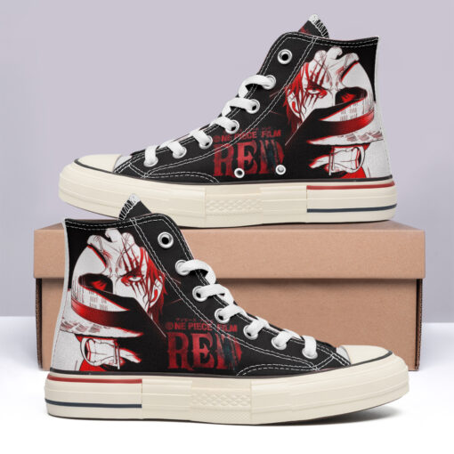 One Piece Film Red High Top Canvas Shoes Special Edition