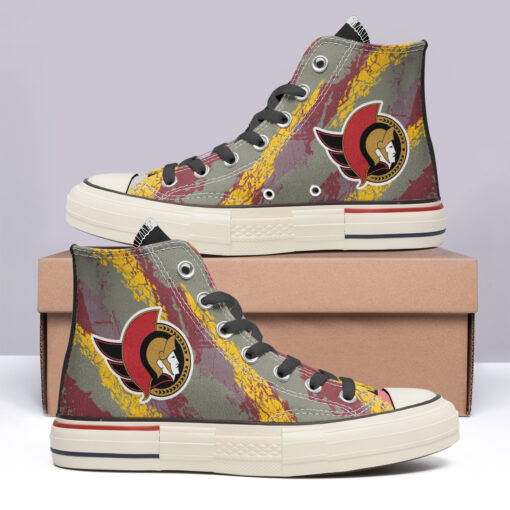 Ottawa Senators High Top Canvas Shoes Special Edition