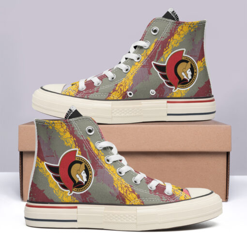 Ottawa Senators High Top Canvas Shoes Special Edition