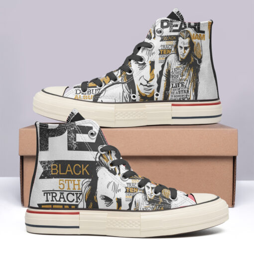 Pearl Jam High Top Canvas Shoes Special Edition