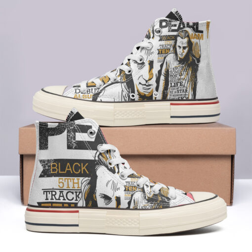 Pearl Jam High Top Canvas Shoes Special Edition