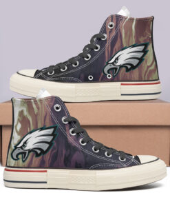 Philadelphia Eagles High Top Canvas Shoes Special Edition