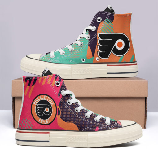 Philadelphia Flyers High Top Canvas Shoes Special Edition