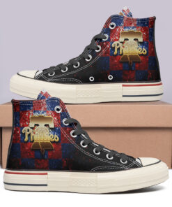 Philadelphia Phillies High Top Canvas Shoes Special Edition