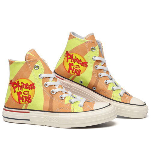 Phineas _ Ferb High Top Canvas Shoes Special Edition