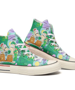 Phineas _ Ferb Together High Top Canvas Shoes Special Edition