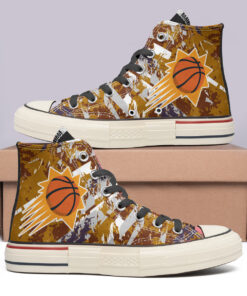 Phoenix Suns High Top Canvas Shoes Special Edition