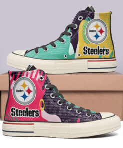 Pittsburgh Steelers High Top Canvas Shoes Special Edition