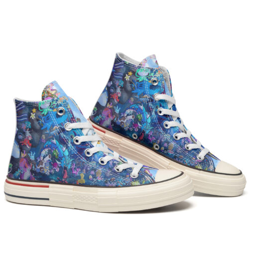 Pokemon Under The Sea High Top Canvas Shoes Special Edition