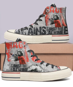 Rage Against The Machine High Top Canvas Shoes Special Edition