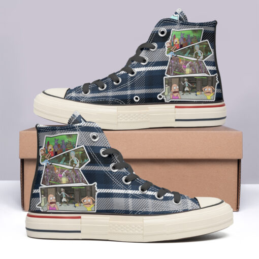 Rick and Morty 01 High Top Canvas Shoes Special Edition