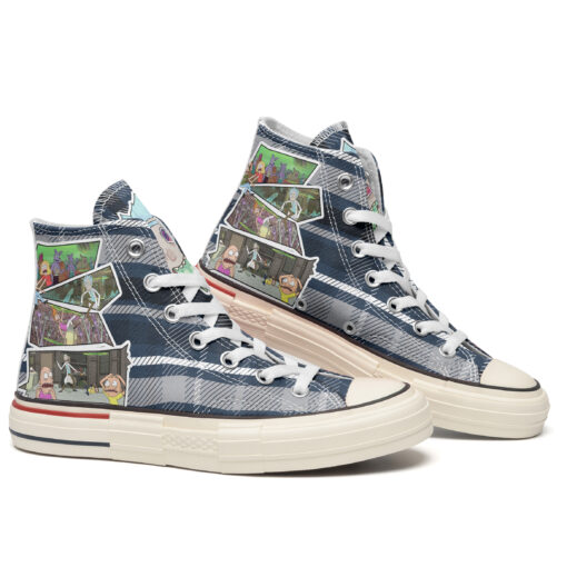 Rick and Morty 01 High Top Canvas Shoes Special Edition