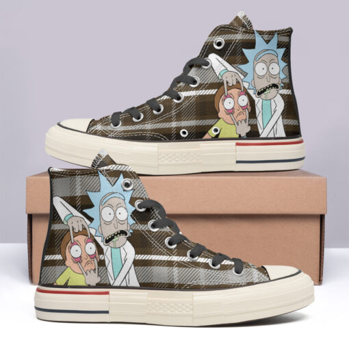 Rick And Morty 02 High Top Canvas Shoes Special Edition