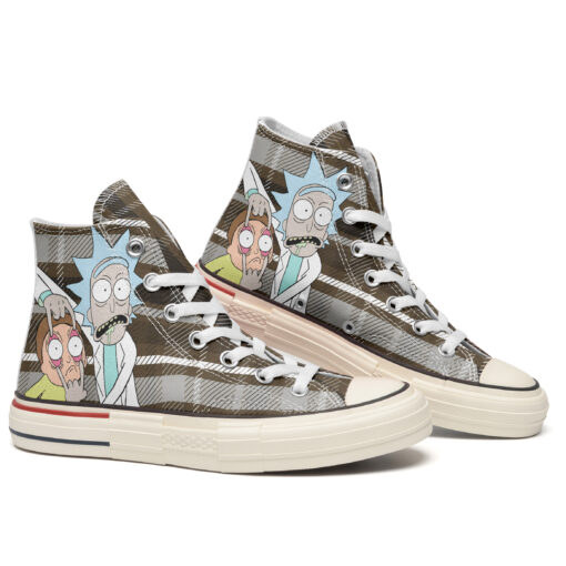 Rick And Morty 02 High Top Canvas Shoes Special Edition