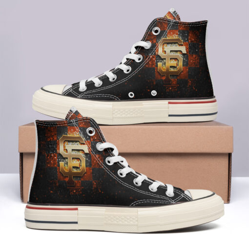 San Francisco Giants High Top Canvas Shoes Special Edition