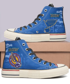 St. Louis Blues High Top Canvas Shoes Special Edition