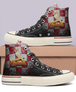 St. Louis Cardinals High Top Canvas Shoes Special Edition