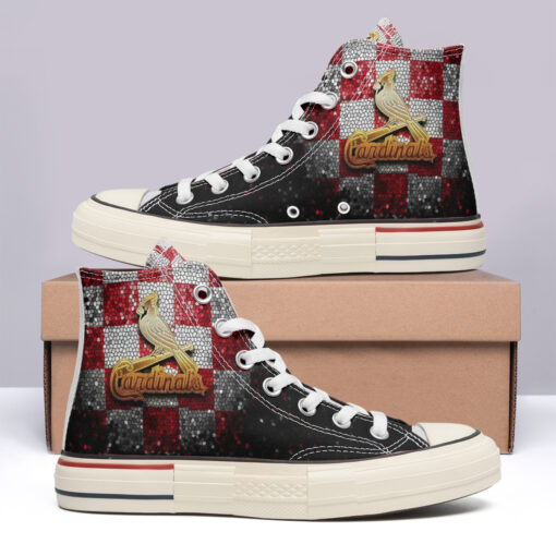 St. Louis Cardinals High Top Canvas Shoes Special Edition