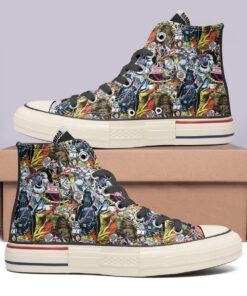 Star Wars Cartoon Comic High Top Canvas Shoes Special Edition