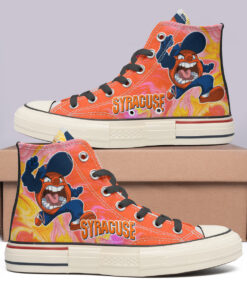 Syracuse Orange High Top Canvas Shoes Special Edition