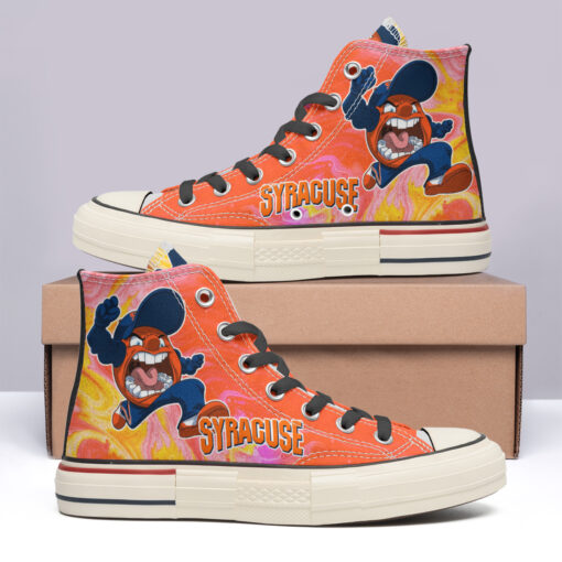 Syracuse Orange High Top Canvas Shoes Special Edition