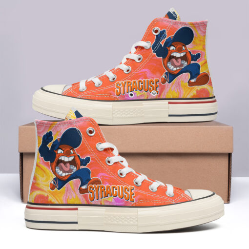 Syracuse Orange High Top Canvas Shoes Special Edition