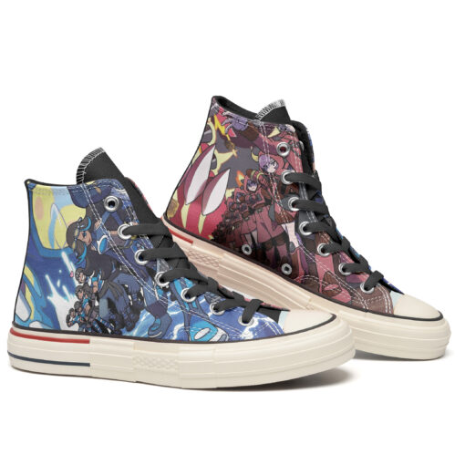 Team Aqua Vs Magmar High Top Canvas Shoes Special Edition