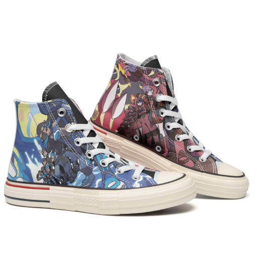 Team Aqua Vs Magmar High Top Canvas Shoes Special Edition