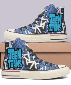 Teen Titans High Top Canvas Shoes Special Edition