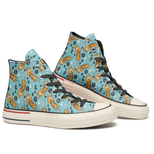 The Lovely Tigers High Top Canvas Shoes Special Edition