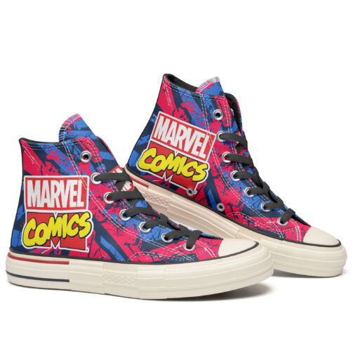 The Marvel Comic High Top Canvas Shoes Special Edition