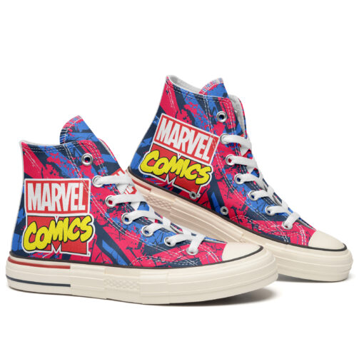 The Marvel Comic High Top Canvas Shoes Special Edition