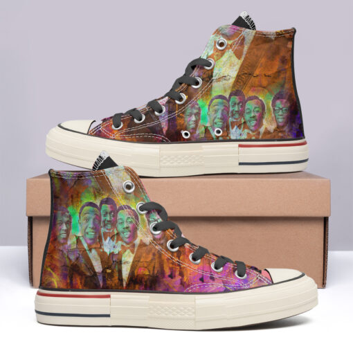 The Temptations High Top Canvas Shoes Special Edition