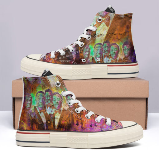 The Temptations High Top Canvas Shoes Special Edition