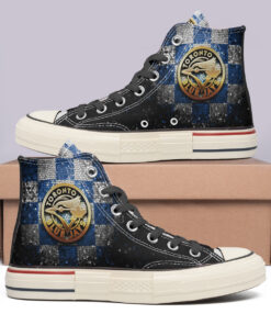 Toronto Blue Jays High Top Canvas Shoes Special Edition