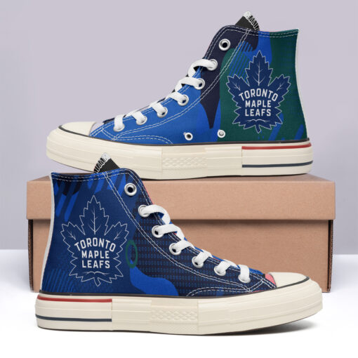 Toronto Maple Leafs High Top Canvas Shoes Special Edition