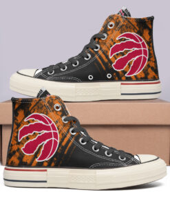 Toronto Raptors High Top Canvas Shoes Special Edition