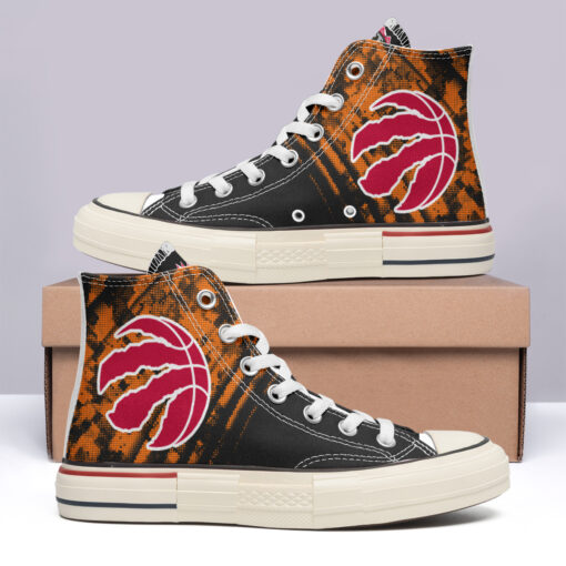 Toronto Raptors High Top Canvas Shoes Special Edition