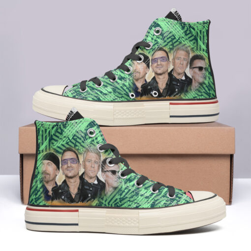 U2 band High Top Canvas Shoes Special Edition