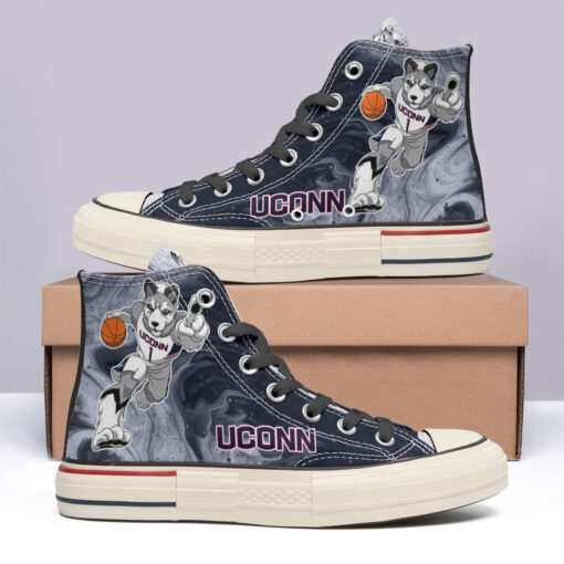 UConn Huskies High Top Canvas Shoes Special Edition