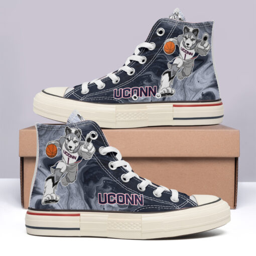 UConn Huskies High Top Canvas Shoes Special Edition