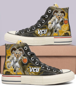 Vcu Rams High Top Canvas Shoes Special Edition