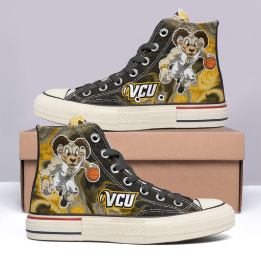 Vcu Rams High Top Canvas Shoes Special Edition