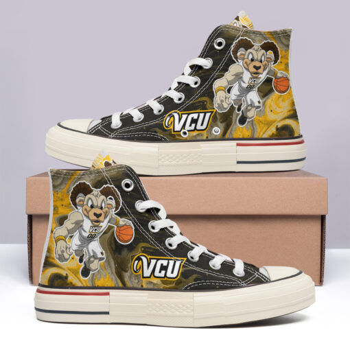 Vcu Rams High Top Canvas Shoes Special Edition