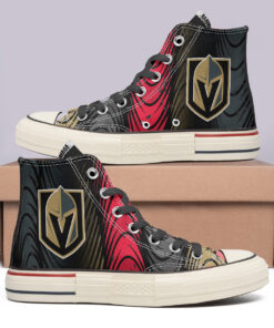 Vegas Golden Knights High Top Canvas Shoes Special Edition