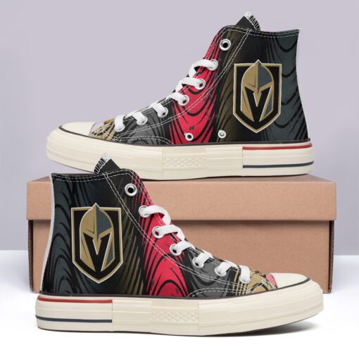 Vegas Golden Knights High Top Canvas Shoes Special Edition